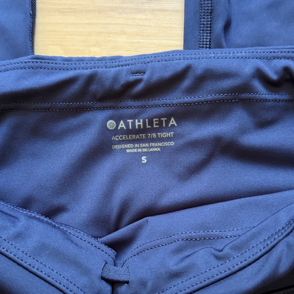 Athleta Navy 7/8 Leggings